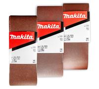 Makita 15 Piece - 4"""" Multi-Grit Sanding Belt Set For 4"""" Belt Sanders - Complete Sanding Set For Wood & Metal - 80-240 Grits
