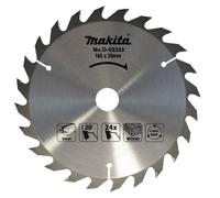 Makita D-03333 Circular Saw Blade 165 X 20 24 Teeth - Suits Dss611 Dss610 Dhs680