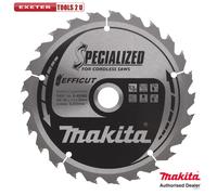 Makita B-62979 165mm X 20mm 25 Teeth Efficut Cordless Circular Saw Blade Dhs680Z
