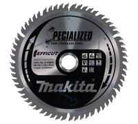 Makita SPECIALIZED Cordless Wood Cutting Saw Blade 165mm 60T 20mm