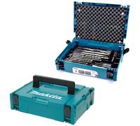 Makita 17 Piece Sds Plus Drill Bit + Bullet Cold Flat Chisel Set + Makpac 1 Case