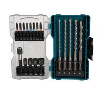 Makita 18 Piece SDS Masonry Drill and Screwdriver Bit Set Inc Bit Holder E-07026