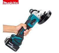 Makita 18V 125mm DGA404 Brushless Electric Angle Grinder High Power Rechargeable Lithium Cutting Polishing Machine 404 No battery