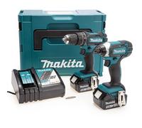 Makita 18V Combi Drill & Impact Driver Twin Pack 2 x 5.0Ah Batteries DLX2131TJ