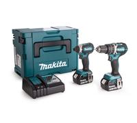 Makita 18V Combi Drill & Impact Driver Twin Pack 2 x 5.0Ah Batteries DLX2180TJ