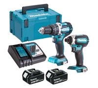 Makita 18V DHP484 Combi Drill & DTD153 Impact Driver 2 x 5.0Ah Battery & Charger