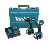 Makita 18V Dlx2537St Brushless Kit Dhp490 Hammer Drill Dtd153 Impact Driver 5Ah