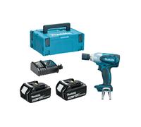 Makita Dtw251Rfe 18V Lxt Cordless Impact Wrench Li-Ion + 2 X 3.0Ah And Charger