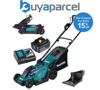 Makita 18v Lawn Mower DLM330RT Cordless Battery 33cm Mulching Plug + 1 x 5ah
