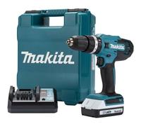 Makita HP488DWA 18V G-Series Combi Drill Complete with 1 x 2.0 Ah Battery and Charger Supplied in a Carry Case