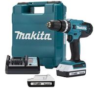 Makita 18V Lithium Ion Cordless Combi Hammer Drill With 2X2.0 Batteries Hp488Dae