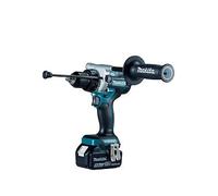 Makita 18V Lxt Brushless Cordless Combi Drill With 2X 5Ah Batteries, Fast Charger & Makpac Carry Case One Colour