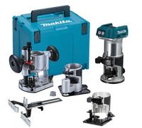 MAKITA 18V LXT BRUSHLESS TRIMMER, PLUNGE, OFFSET, BEVEL - DRT50ZJX3 - BODY ONLY