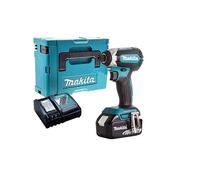 Makita 18V LXT Cordless Brushless Impact Driver 5ah Battery Kit in Case DTD153Z