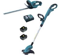 Makita 18v LXT Cordless Grass and Hedge Trimmer Kit