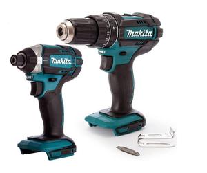 Makita 18v LXT Cordless Impact & Combi Body Only - Twin Pack - DTD152Z DHP482Z