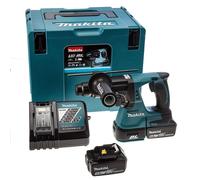 Makita DHR242 18v LXT Cordless Brushless SDS Hammer Drill 2 x 5ah Li-ion Charger Case