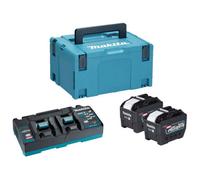 Makita 1910A1-7 40V Max Xgt Power Source Kit Inc 2X 8.0Ah Batteries, 1X Dc40Rb 110V Charger In Makpac Carry Case