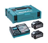 Makita 1911C8-3 40V Max Xgt Power Source Kit Inc 2X 4.0Ah Tabless Batts, 1X Dc40Ra 110V Charger In Makpac Carry Case