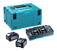 Makita 1911E6-1 40v Max XGT Cordless 2 Battery and 110v Charger Kit