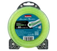 Makita 1917U7-7 Four-Leaf Core Nylon Line 2.0mm X 15M - Green