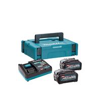 Makita 191K01-6 40V Max XGT Power Source Set 2x4Ah Batteries, Charger & MAKPAC 1