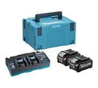 Makita 191U06-6 40v Max XGT Cordless 2 Battery 4ah and Charger Kit 4ah