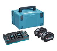 Makita 191U20-2 40v Battery + Charger Power Source Kit 2 x 5.0ah Batte