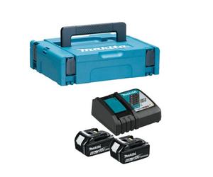 Makita 197803-2 18V Lxt Power Source Kit Inc 2X 5.0Ah Batteries, 1X Dc18Rc Charger & Makpac Carry Case
