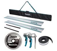 Makita 199141-8 1.5m Guide Rail with Connector, Bag, Clamp Set, Blade, Rubber