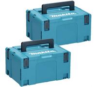 Makita 2 Piece 821551-8 MakPac Connector Stackable Power Tool Case Set