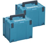 Makita 2 Piece 821552-6 MakPac Connector Stackable Power Tool Case Set
