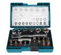 Makita B-54081 Screw Bit & Ratchet Set x21 Pcs