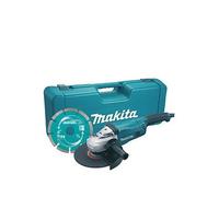 Makita 230Mm Angle Grinder, 2000W With General Purpose Diamond Blade & Carry Case One Colour