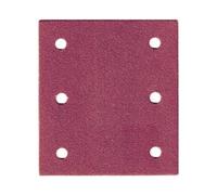 Makita 240# Grit 1/4 Sheet Hook & Loop Punched Sand Paper, Brown (Pack of 10)