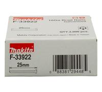 Makita 25mm 16 Gauge Smooth Brad Nails x 2000 F-33922