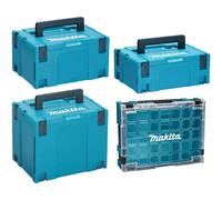 Makita 3 Piece MakPac Connector Stackable Power Tool Case Set and Organiser