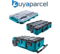 Makita 3 Piece MAKTRAK Rolling Tool Chest, Medium Box & Medium Organiser Set