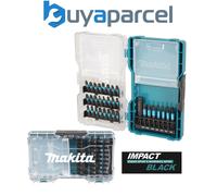 Makita 32 Piece Impact Black Screwdriver Bit Set Pozi 50mm 25mm Impact Driver