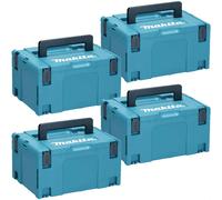 Makita 4 Piece 821551-8 Type 3 MakPac Connector Stackable Power Tool Case Kit