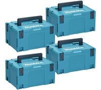 Makita 4 Piece 821551-8 Type 3 MakPac Connector Stackable Power Tool Case Kit