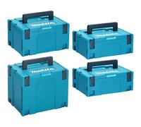 Makita 4 Piece MakPac Connector Stackable Power Tool Case Set