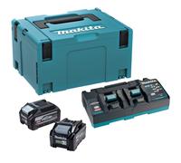 Makita 40v Battery + Charger Set 2 x BL4040F 4.0ah Batteries + DC40RB