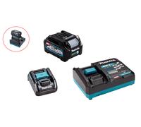 Makita 40v XGT/18v LXT Rapid Charger Pack - ADP10 Adaptor & Battery - DC40RAKIT