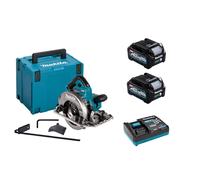 Makita 40v XGT Brushless 190mm Circular Saw - Batteries & Charger - HS004GD201