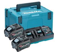Makita 40V Xgt Power Source Kit 2X Bl4050 2.0Ah Batteries Dc40Rb Twin Charger
