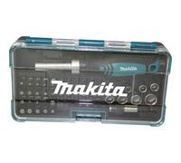 Makita 47 Piece 1/4" Drive Ratchet Screwdriver, Bit and Socket Set