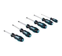 Makita E-10528 Slotted, Phillips & Pozi Screwdriver Set x6 Pcs