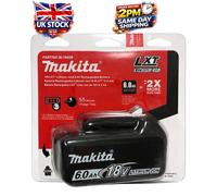 Genuine Makita BL1860 18V 6.0Ah Li-Ion LXT Makstar Battery Pack UK