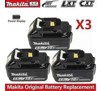 Makita 6Ah Makita 18V Battery BL1830B BL1850B BL1850 BL1840 BL1860 BL1815 Replacement Lithium Battery 6.0Ah 3pcs